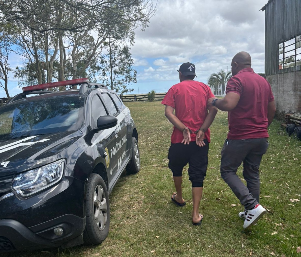 Polícia prende acusado de abusos sexuais contra a própria filha e outras duas vítimas em Santa Vitória do Palmar