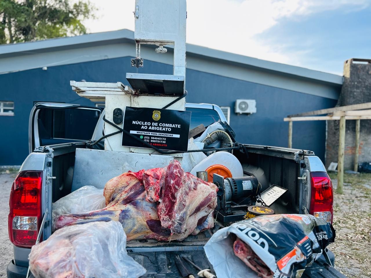 Polícia cumpre mandados e localiza abatedouros clandestinos em operação contra abigeato em Rio Grande