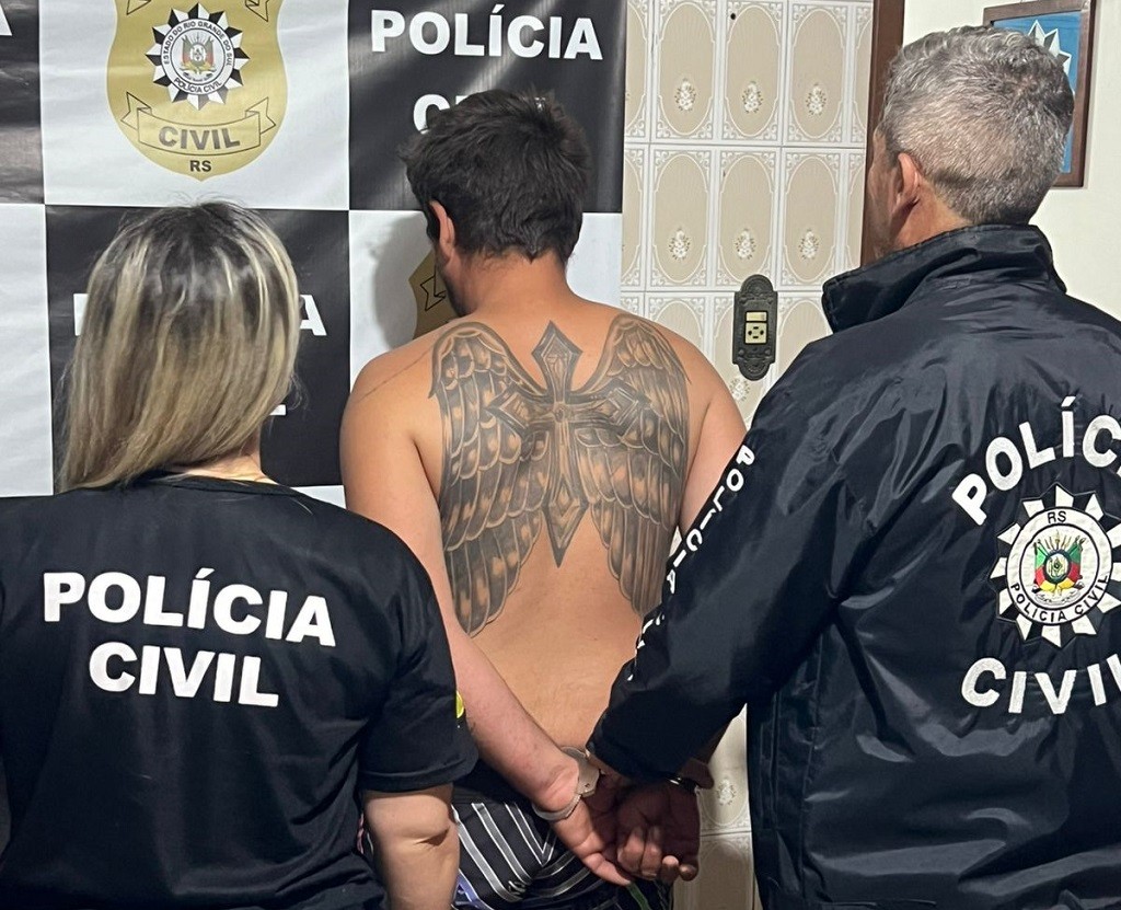 Suspeito de tentativa de homicídio é preso pela Polícia Civil, após ação conjunta com a Brigada Militar, em São José do Norte