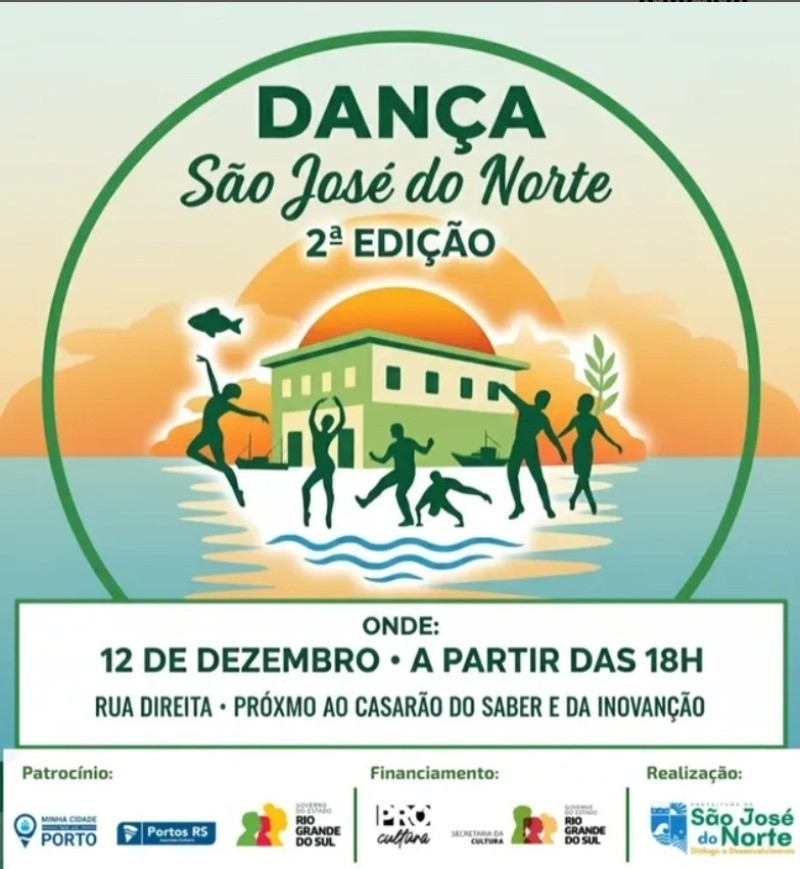 2º Dança São José do Norte celebra talentos locais e integra programação do São José do Norte em Luzes