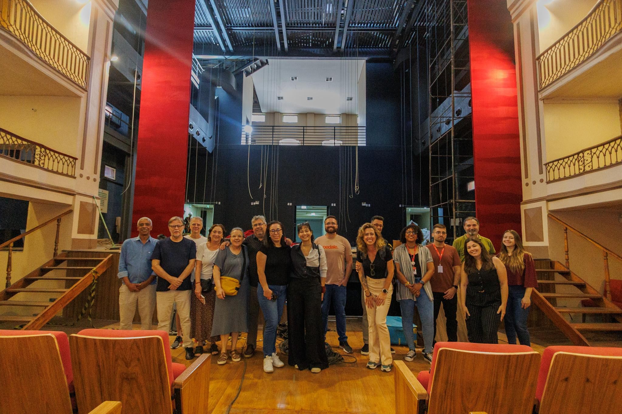  Representantes do Iphan visitam as obras do Theatro Sete de Abril