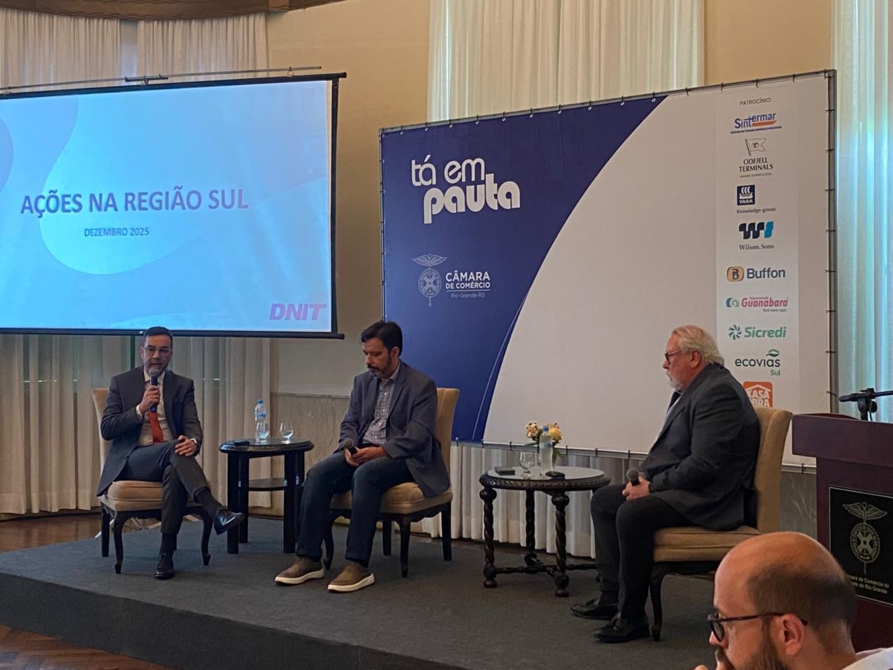 Última edição do Tá em Pauta 2025 recebeu, o superintendente regional do DNIT no Rio Grande do Sul, Hiratan Pinheiro da Silva