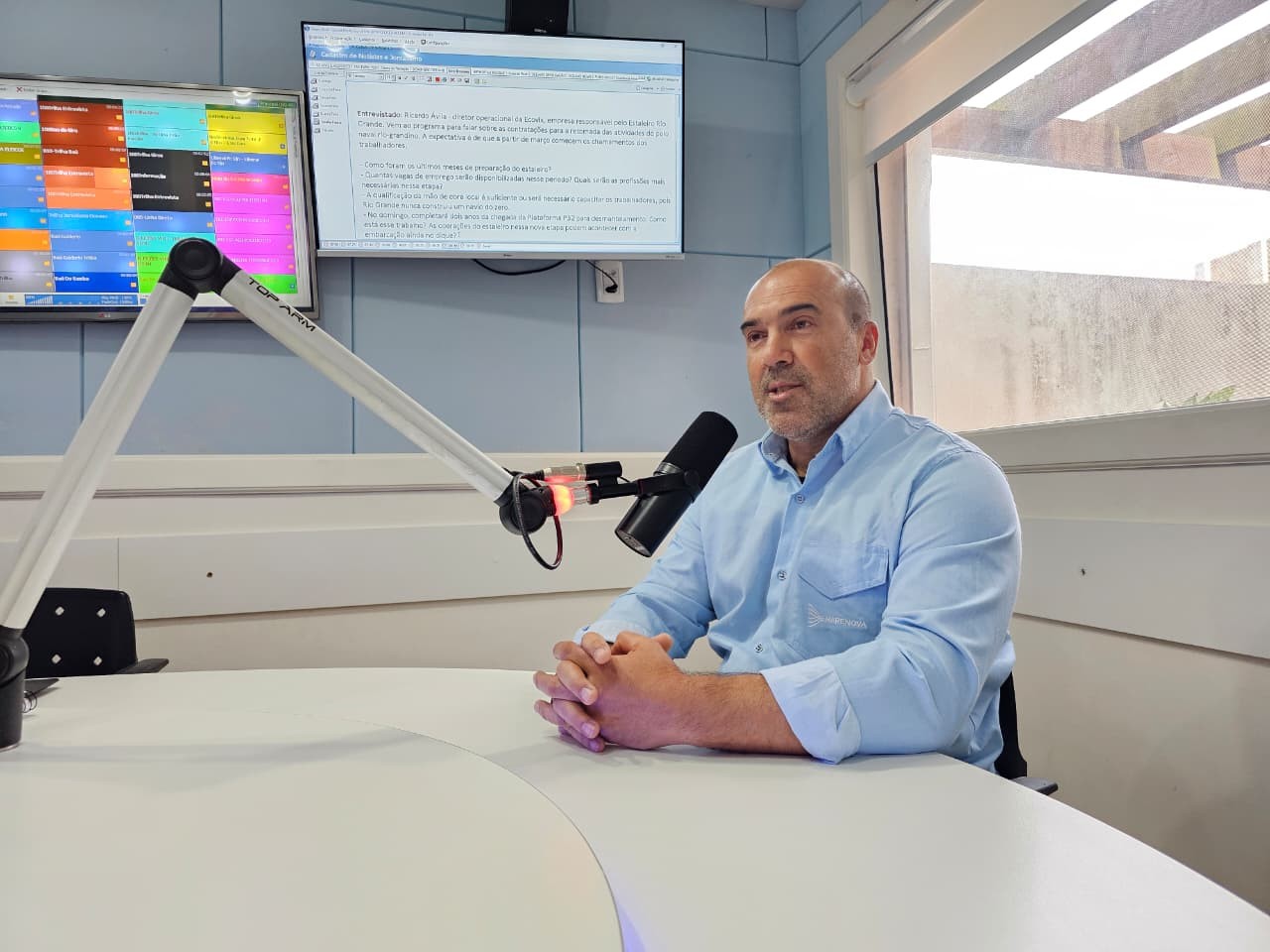 Entrevista do Giro Oceano desta sexta-feira (12) recebeu Ricardo Ávila, diretor operacional da Ecovix