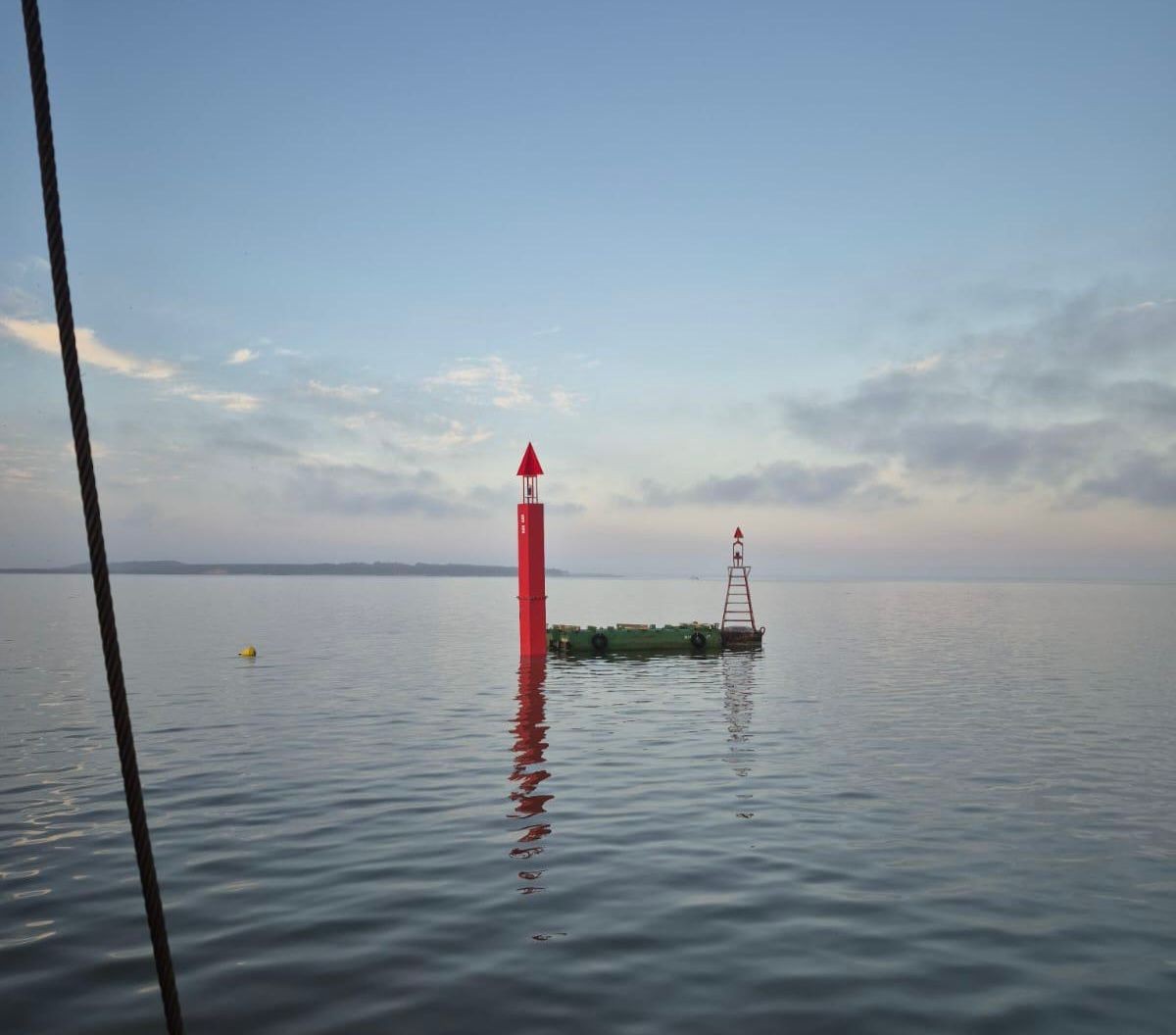 Portos RS restabelece sinalização náutica no canal de navegação Junco, no Lago Guaíba