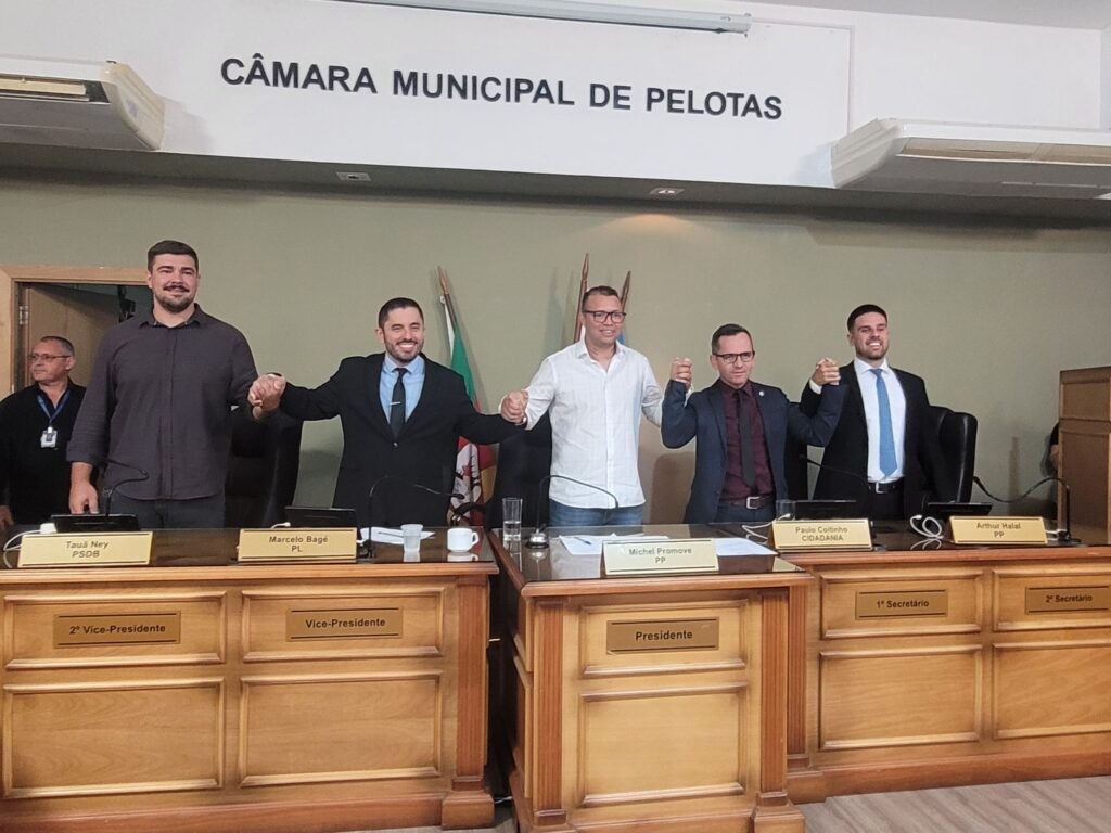 Posse da nova mesa diretora da Câmara de Pelotas será no dia 29