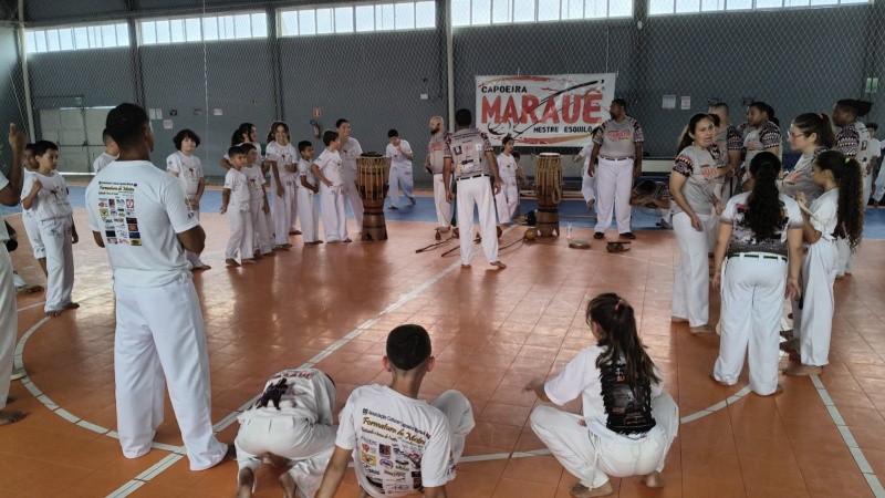 Capoeira ganha força em São José do Norte com 1º Batizado e lançamento do Polo ACC Marauê