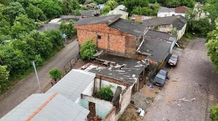 Temporais provocam estragos em diferentes regiões do Rio Grande do Sul