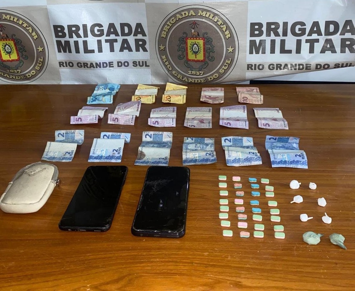 Brigada Militar prende homem por tráfico de drogas em Santa Vitória do Palmar