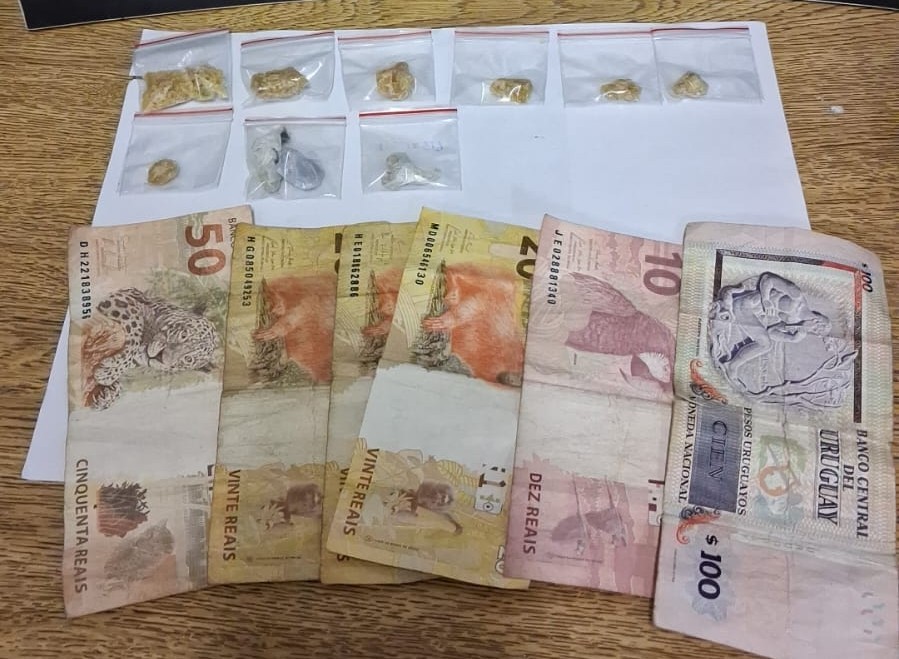 Homem é preso em flagrante por tráfico de drogas em Jaguarão