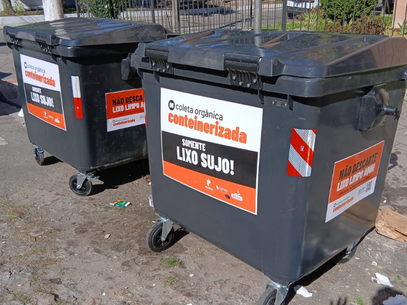 Sanep investe em novos contêineres e melhora gestão de resíduos em Pelotas