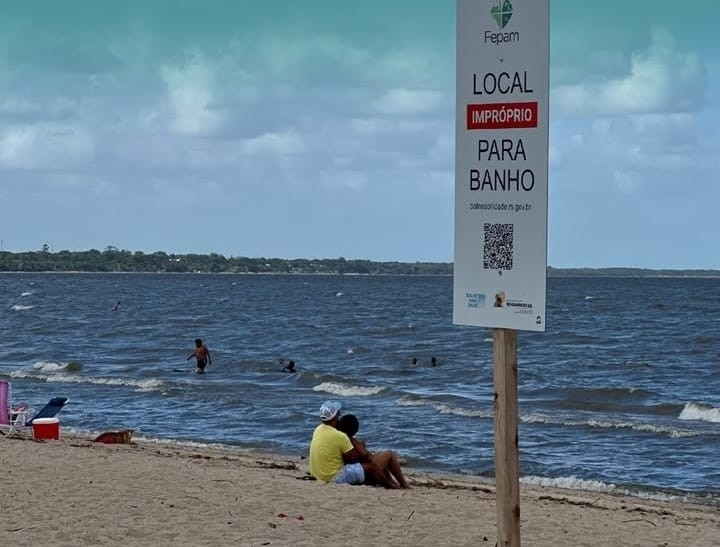 Região tem seis pontos impróprios para banho: três são no Laranjal