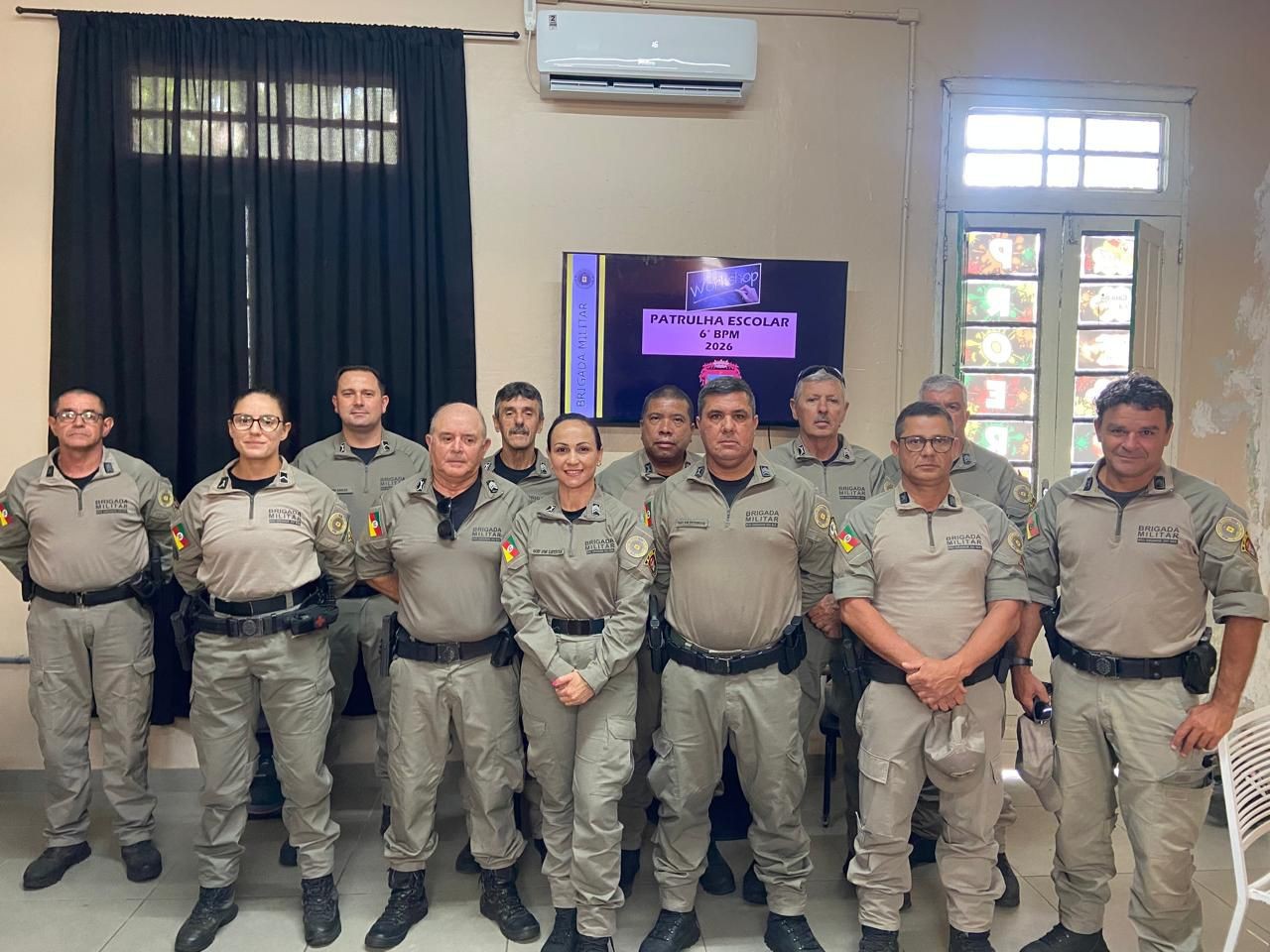 6º BPM promove workshop de capacitação do PROERD para policiais do Programa Mais Efetivo