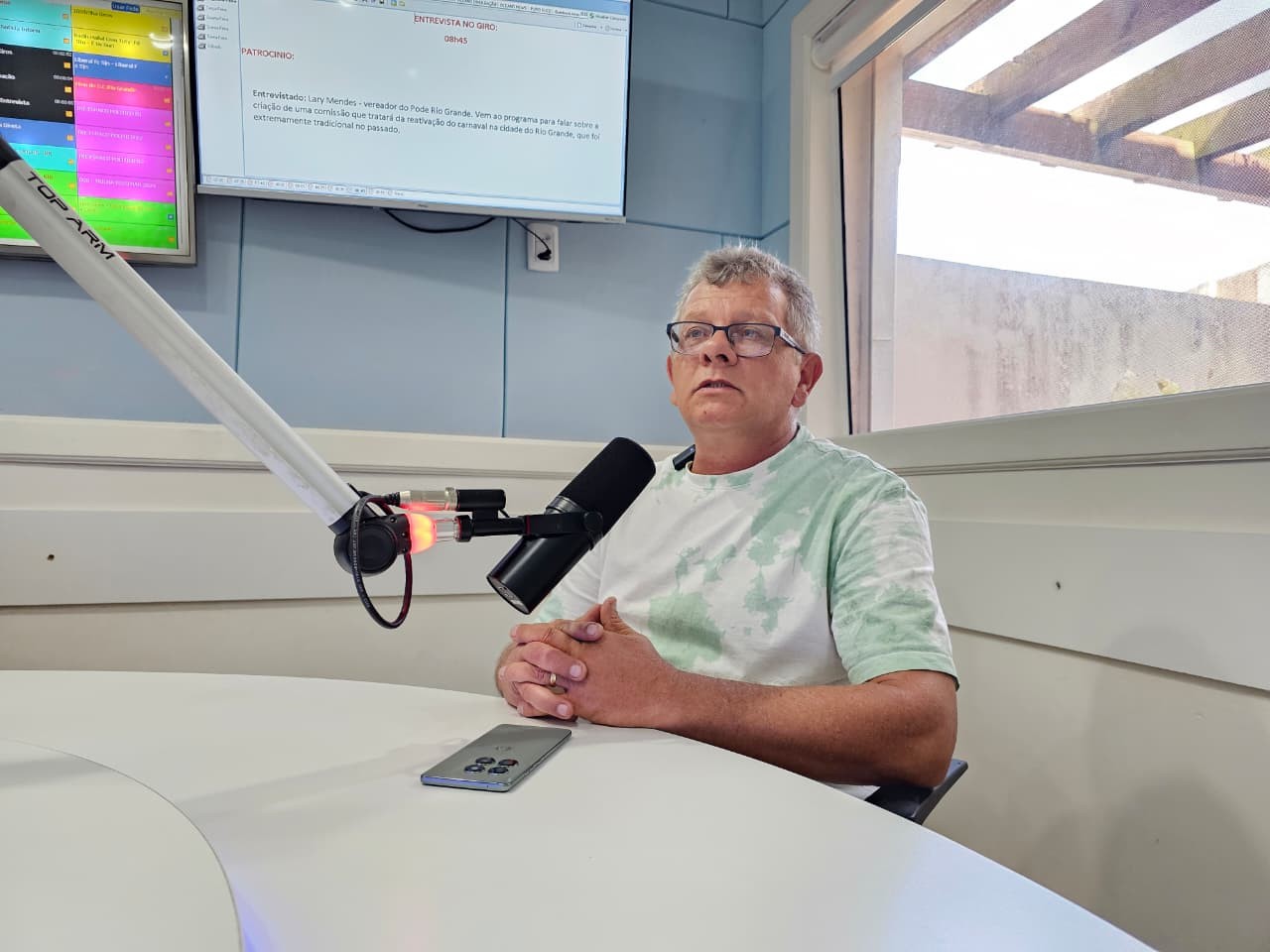 Entrevista do Giro desta segunda-feira (19) recebeu o vereador, Lary Nunes 