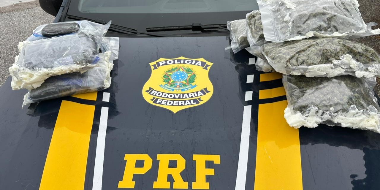 PRF prende homem com 13 kg de drogas em Bagé