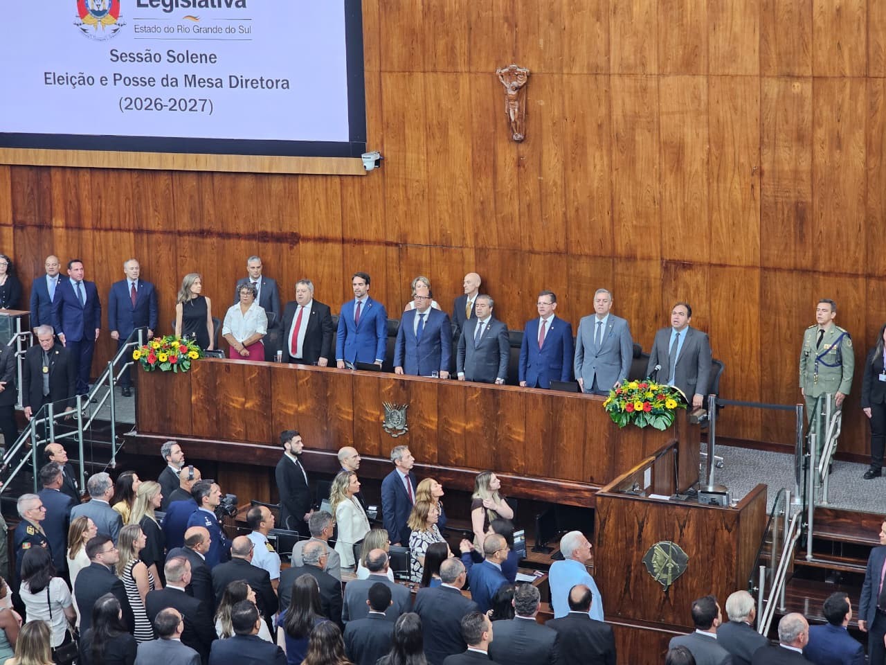 Nova Mesa Diretora da Assembleia Legislativa toma posse para o ano de 2026