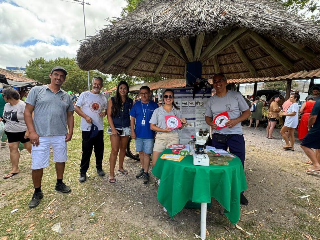 Núcleo de Educação da Vigilância Ambiental em Saúde leva ações educativas à Feira do Produtor no Cassino neste sábado (7)