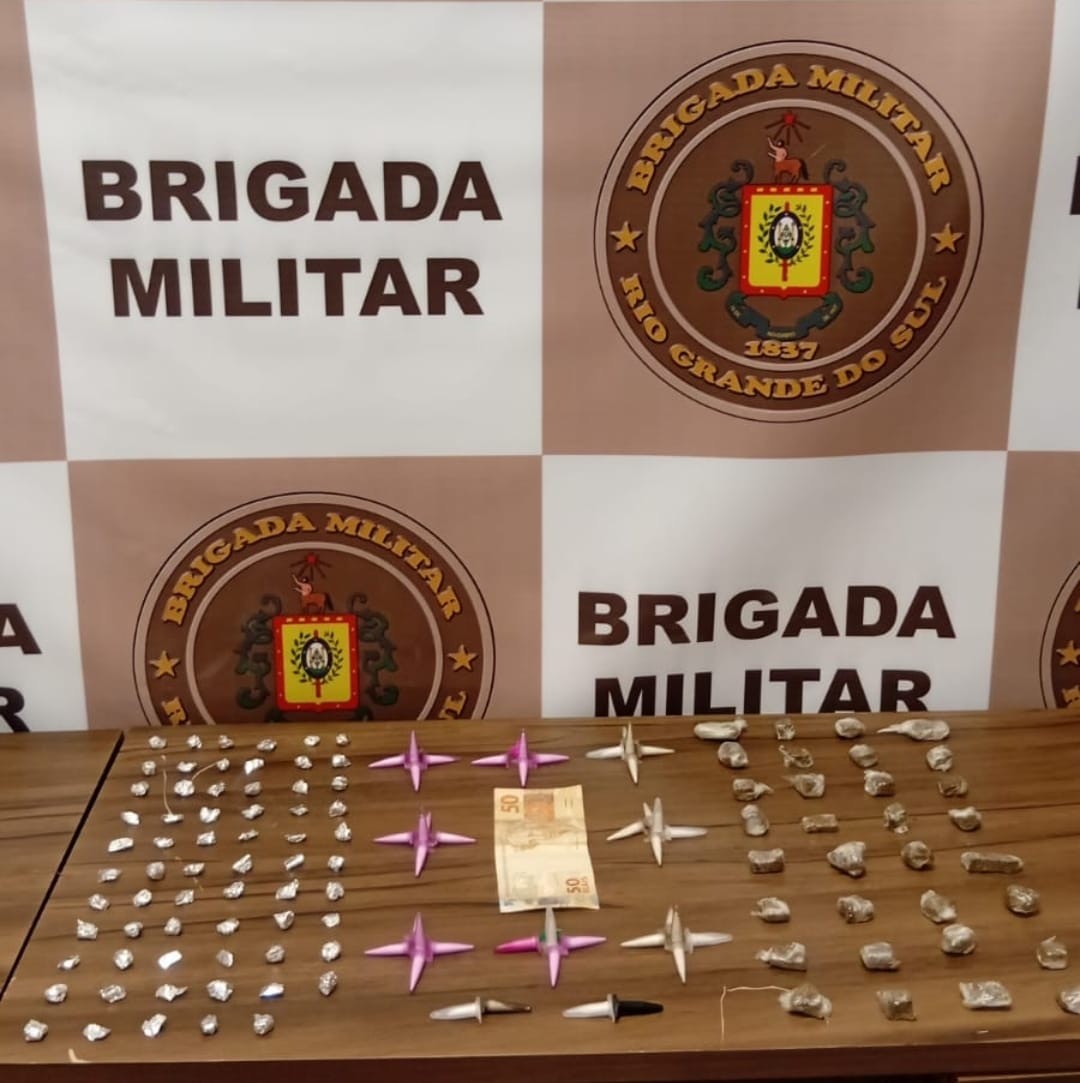 Brigada Militar apreende adolescente por ato infracional análogo ao tráfico de drogas em Rio Grande