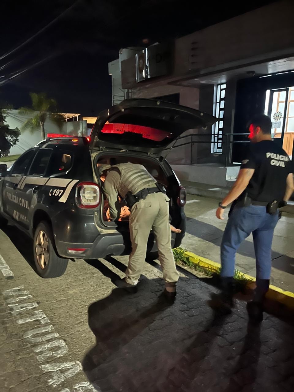 Polícia Civil prende homem por tentativa de furto em agência bancária em Santa Vitória do Palmar