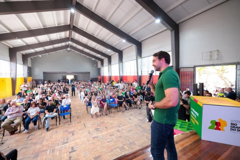 Em Pelotas, Eduardo Leite volta a falar sobre eventual candidatura ao Planalto