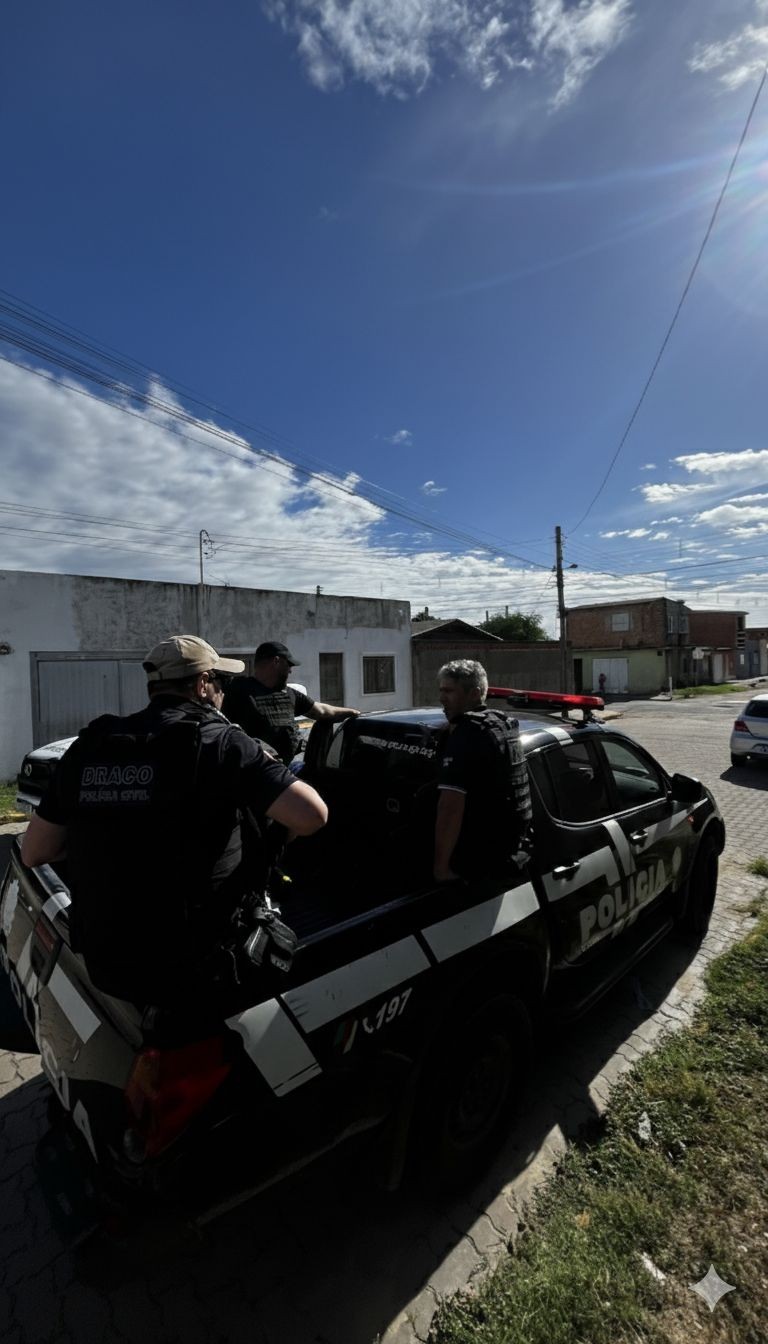 Operação Fênix da Polícia Civil cumpre prisões e buscas em São José do Norte