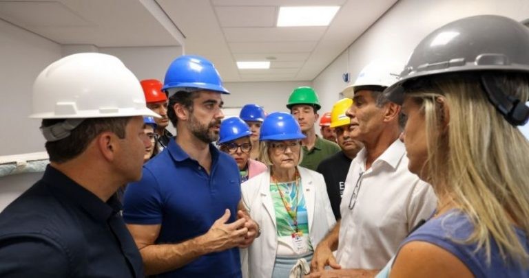 Em Pelotas, Governador Eduardo Leite vistoria obras do novo Hospital de Pronto Socorro 