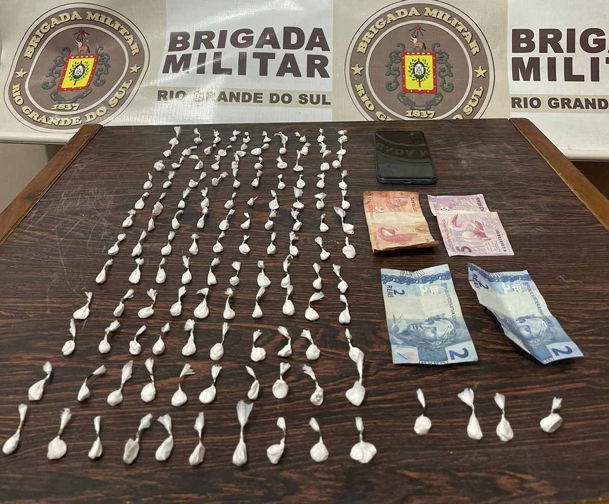 Brigada Militar prende homem por tráfico de drogas em São José do Norte