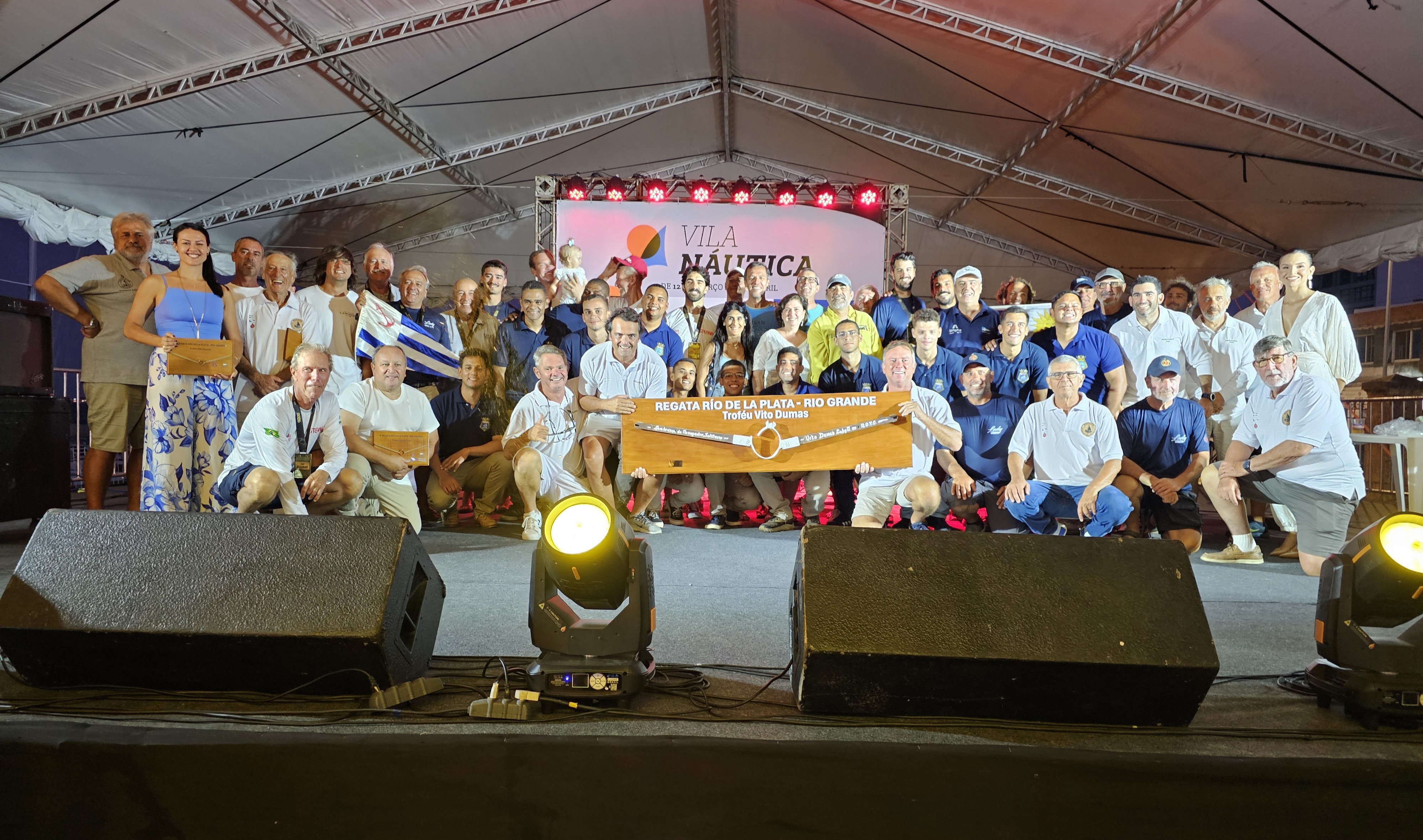 Cerimônia de premiação marca encerramento da Regata Rio de la Plata  Rio Grande, após retorno histórico de 50 anos