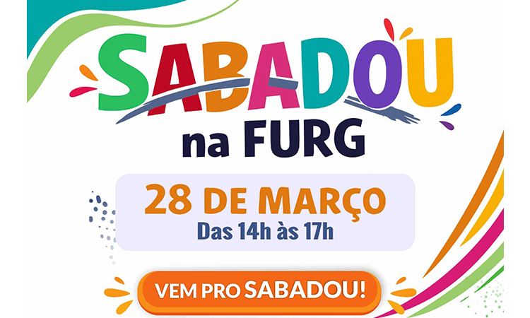 FURG abre inscrições para propostas do projeto Sabadou 2026