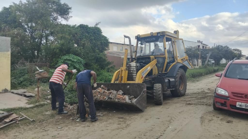 Coleta Programada chega ao Cassino e tem boa recepção da comunidade