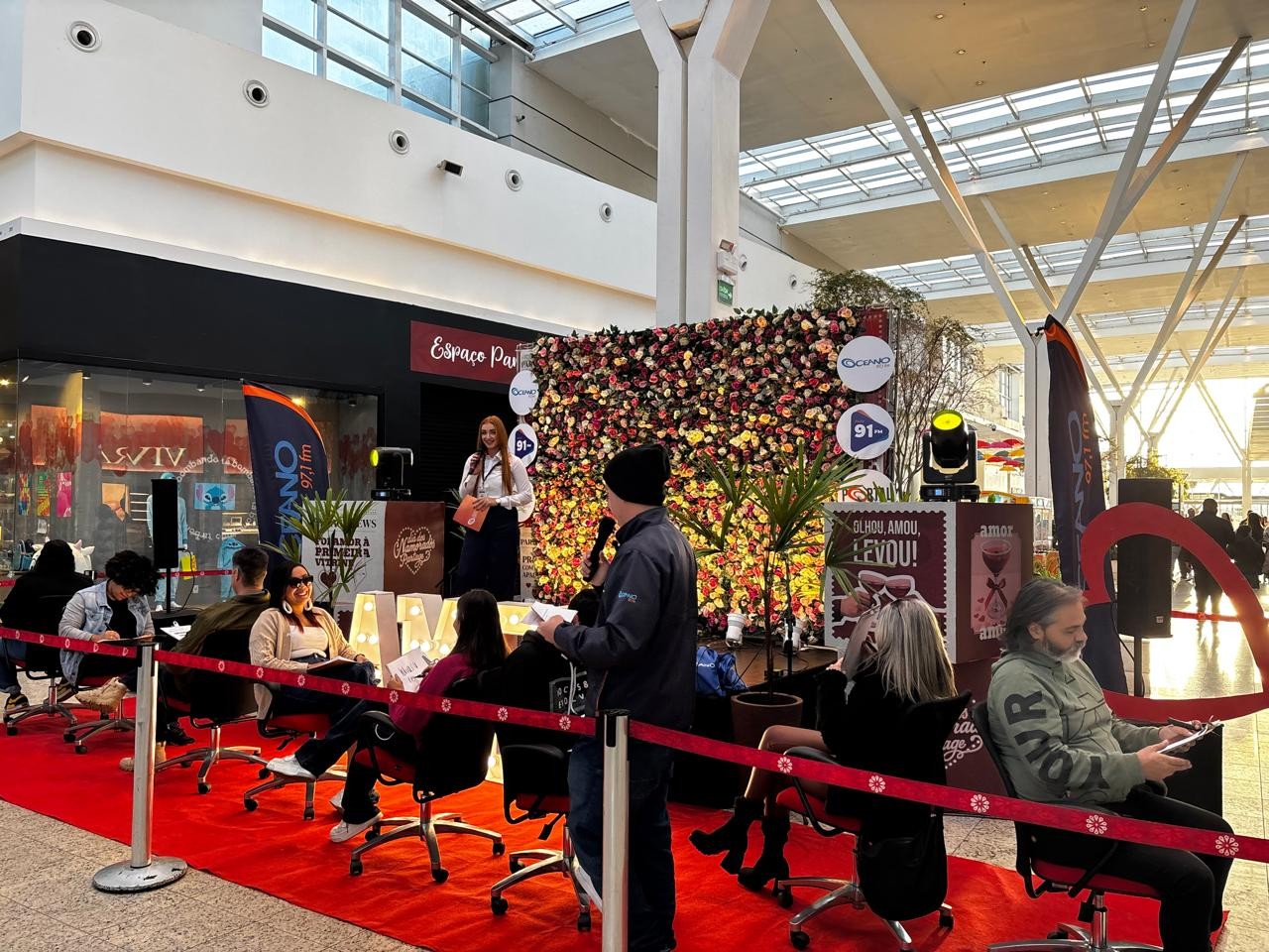 Tarde de amor e diversão marca final do Quiz do Amor no Partage Shopping