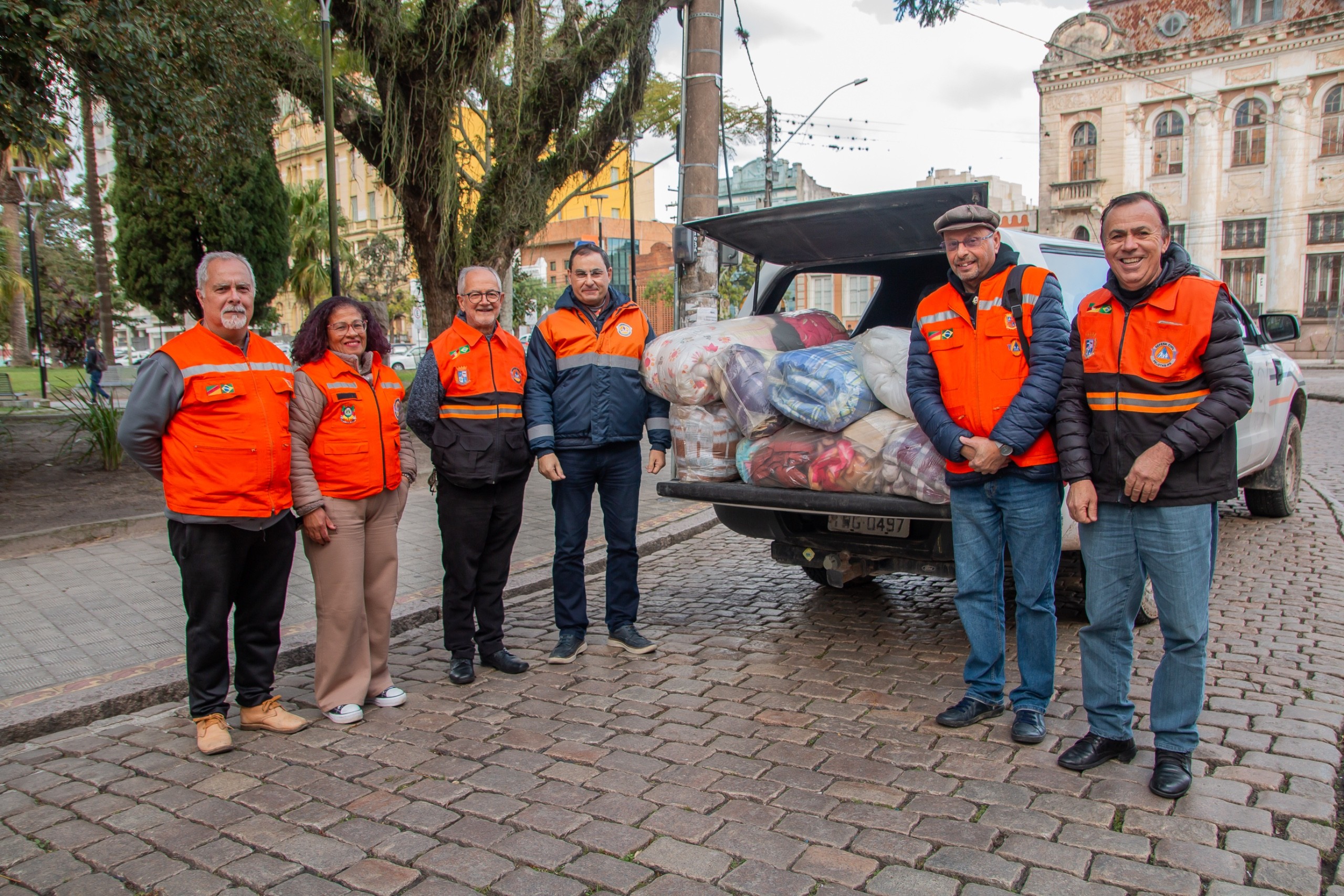 Prefeitura de Pelotas recebe 500 cobertores da Defesa Civil Estadual