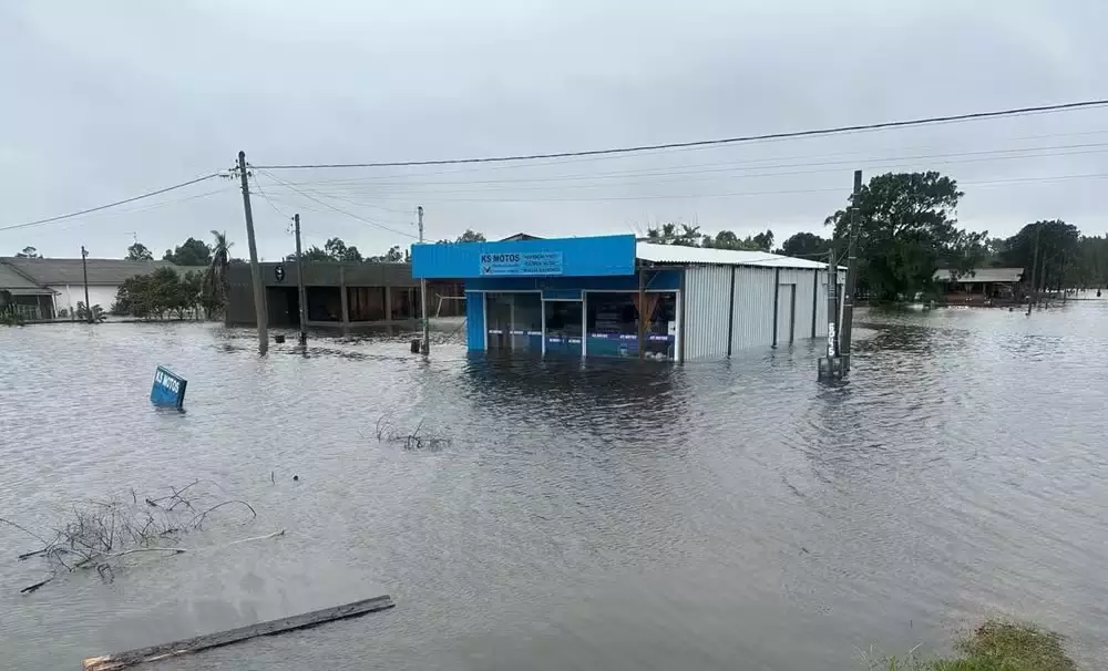 Defesa Civil atualiza para 132 o número de municípios afetados pelas chuvas no RS