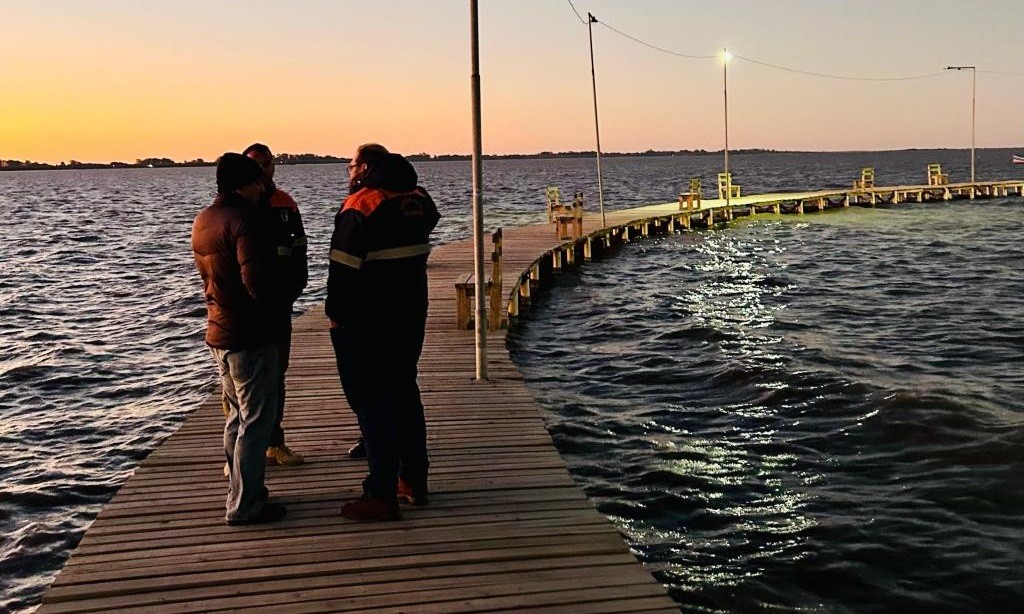 Defesa Civil percorre áreas ribeirinhas e acompanha situação do avanço das águas da Laguna dos Patos