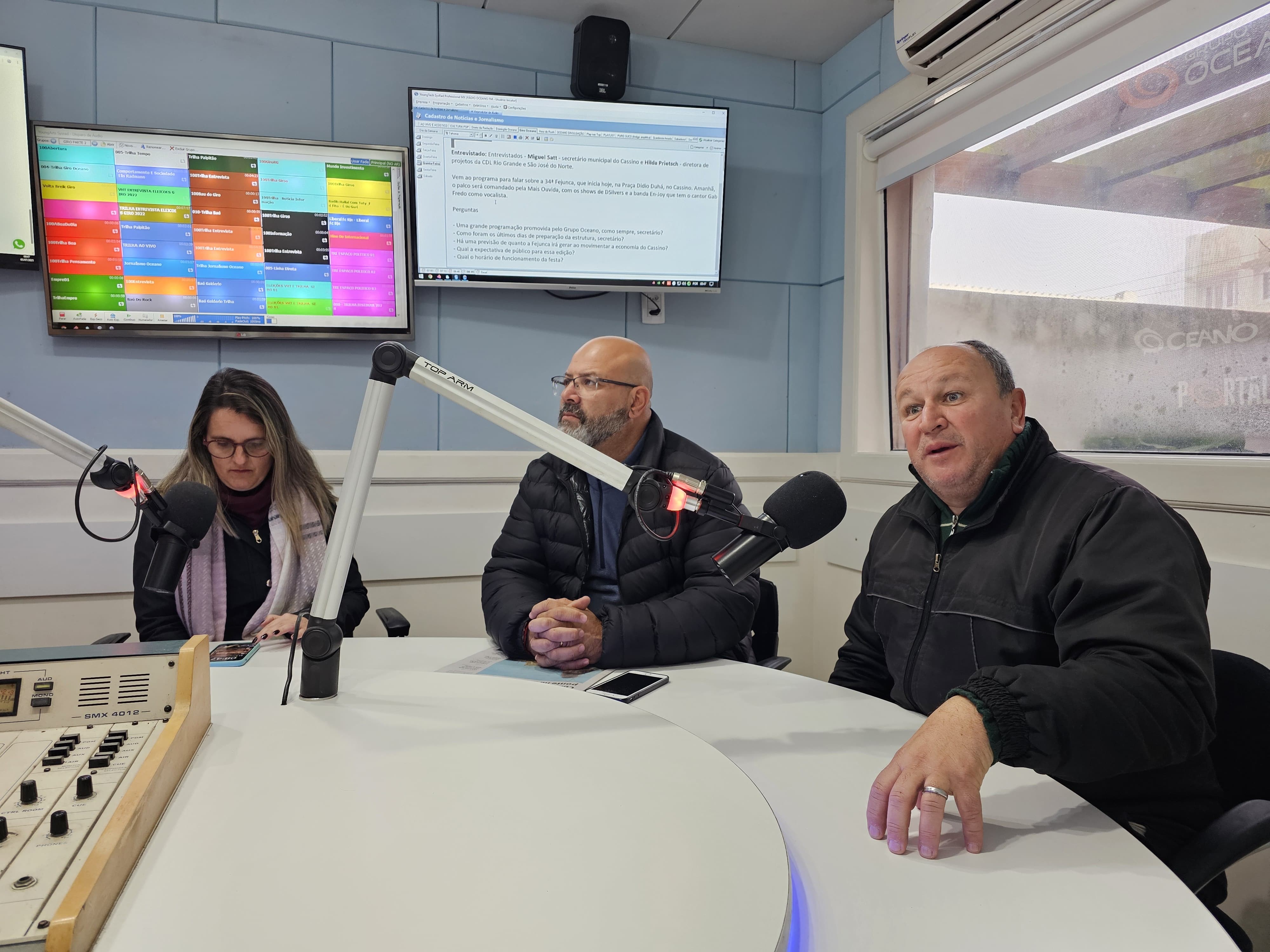 Programa Giro Oceano recebe representantes da organização da 34ª Fejunca, que inicia nesta quinta-feira (3) no Cassino
