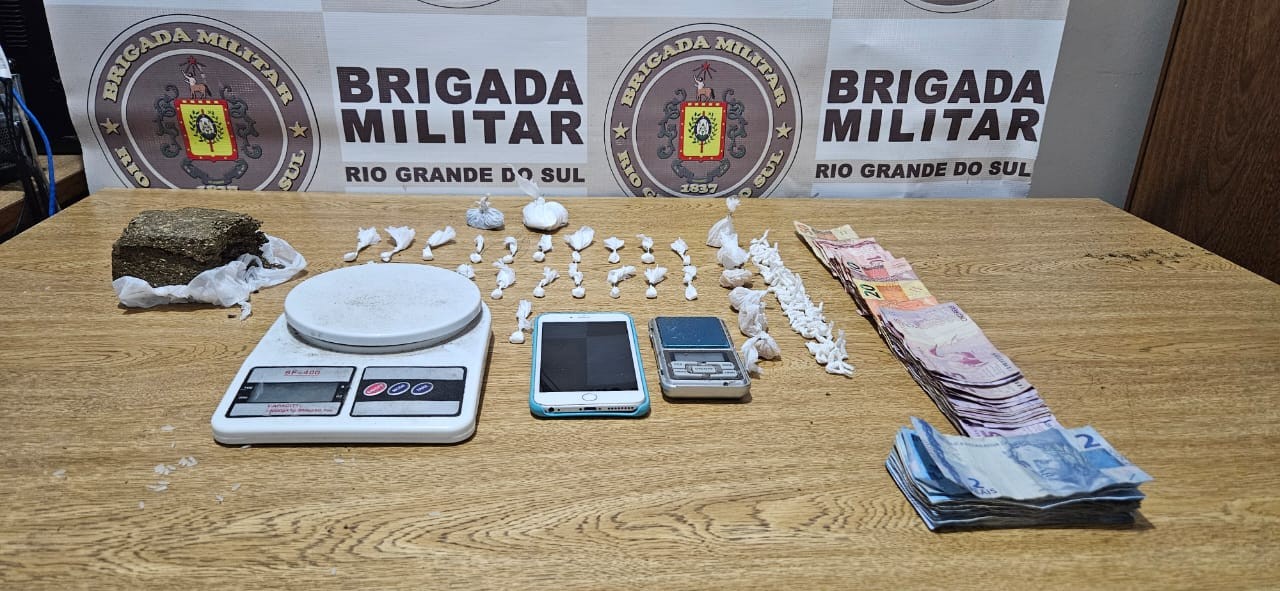 Brigada Militar apreende adolescente por tráfico de drogas em São José do Norte