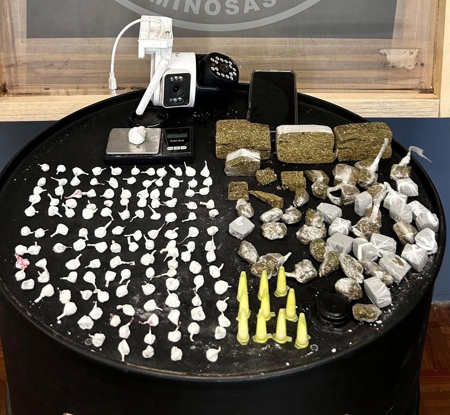Draco prende casal por tráfico de drogas, no Parque Marinha