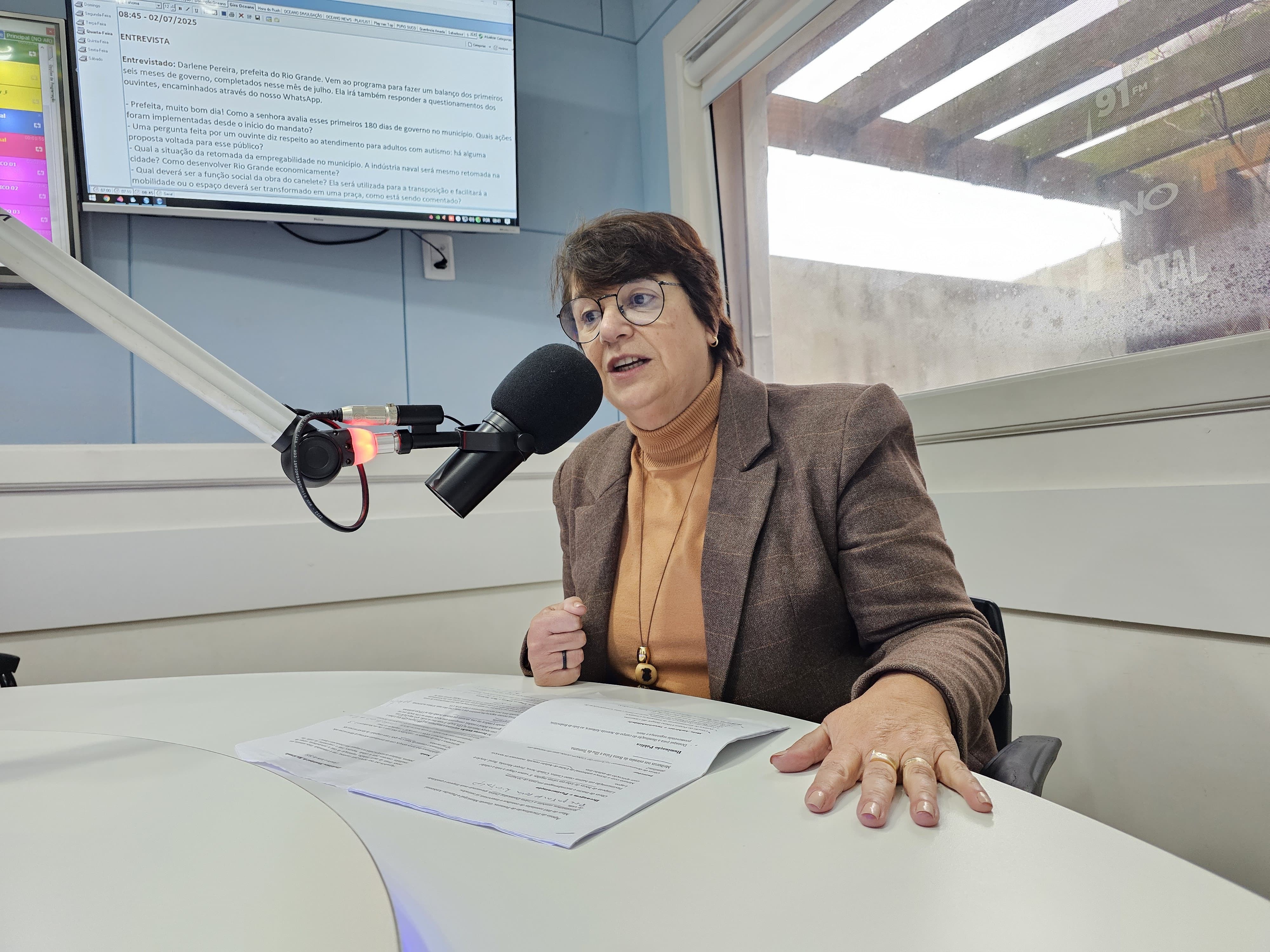 Prefeita Darlene Pereira faz balanço dos 180 dias de governo em Rio Grande