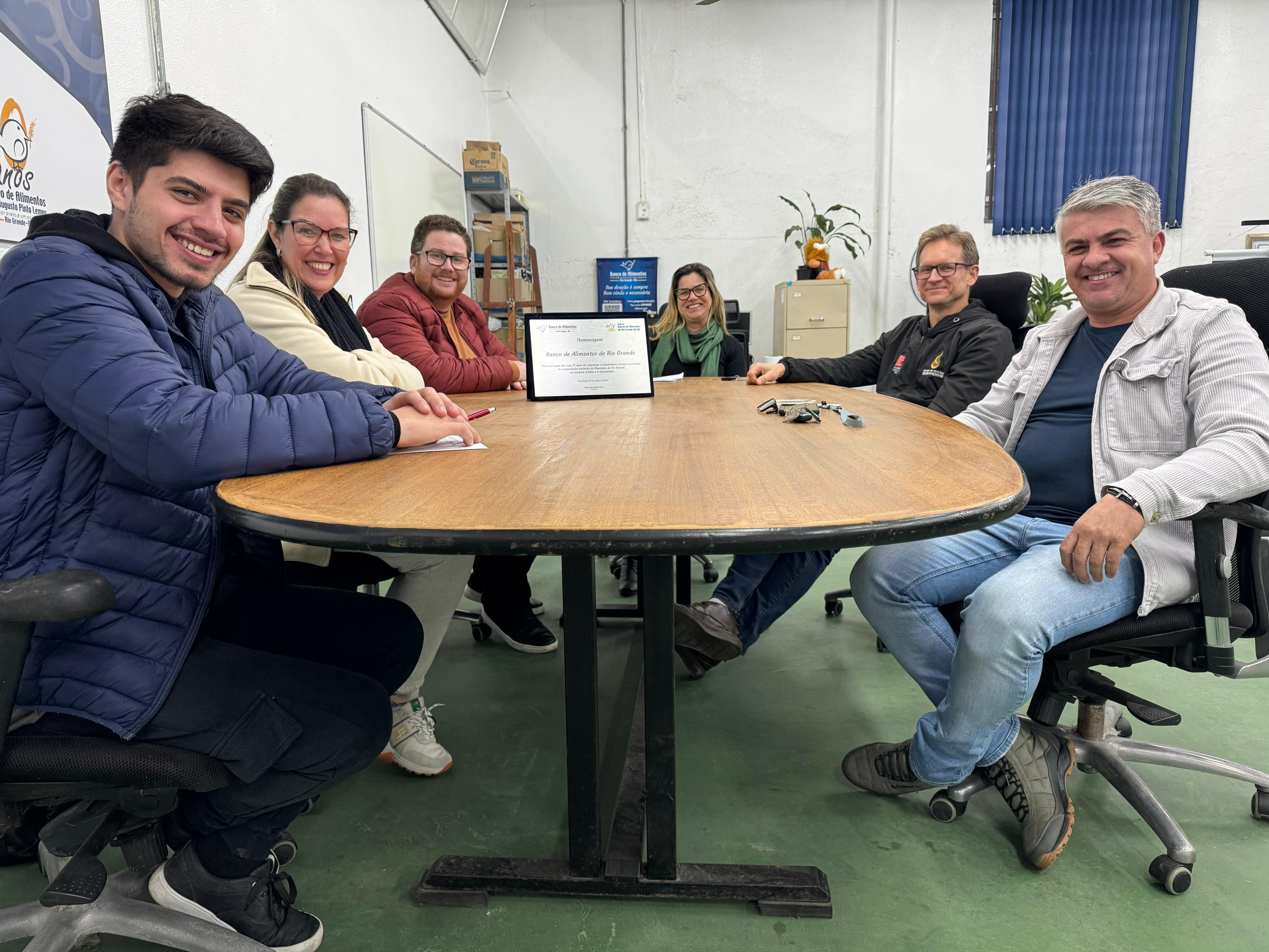 Banco de Alimentos do Rio Grande realiza reunião estratégica para fortalecimento institucional e ações solidárias