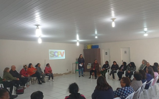 Grupos do Serviço de Convivência e Fortalecimento de Vínculos participam de ação educativa sobre saúde do idoso em São José do Norte