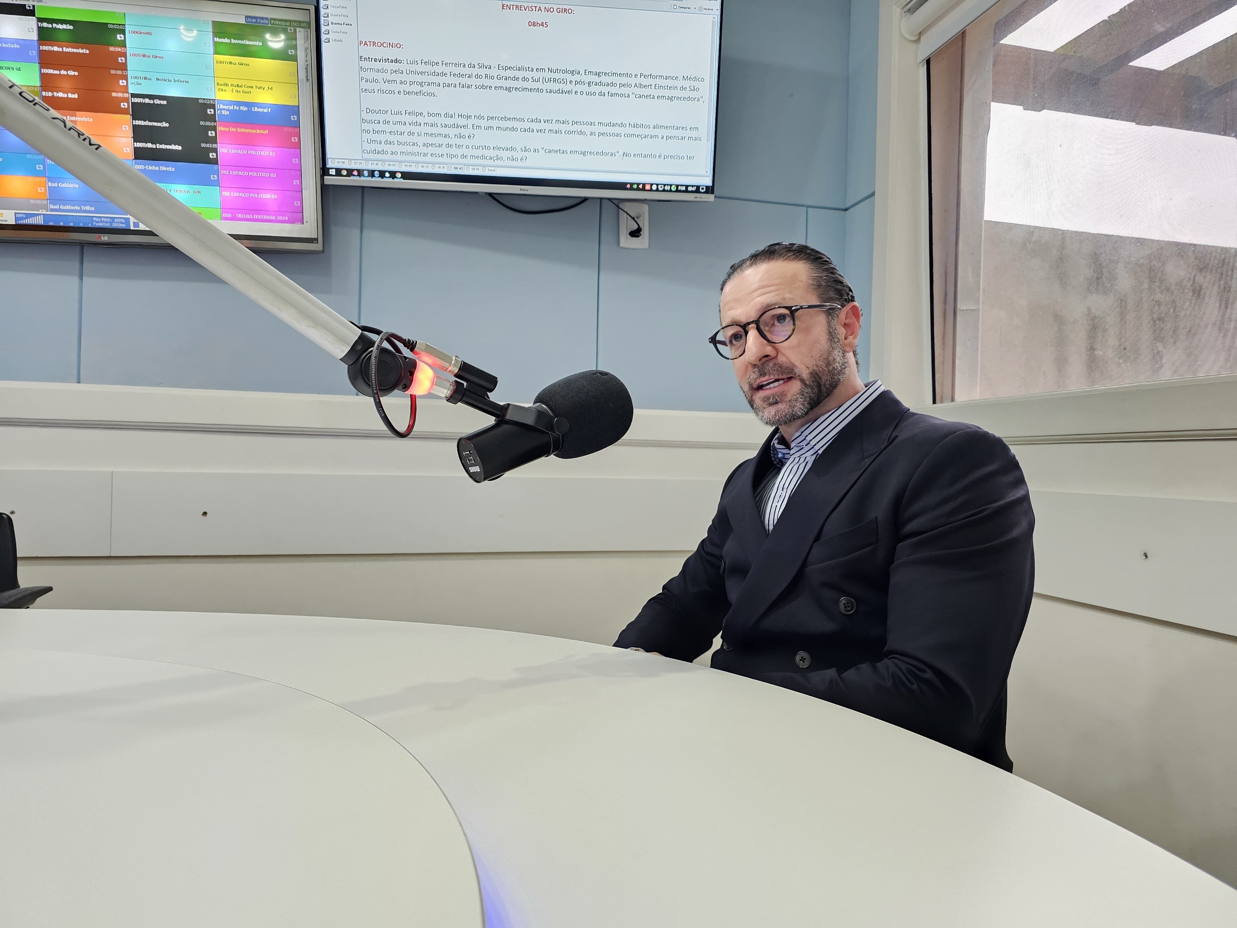 Em entrevista ao Giro Oceano, Dr. Luiz Felipe fala sobre canetas emagrecedoras e mudança de hábitos 