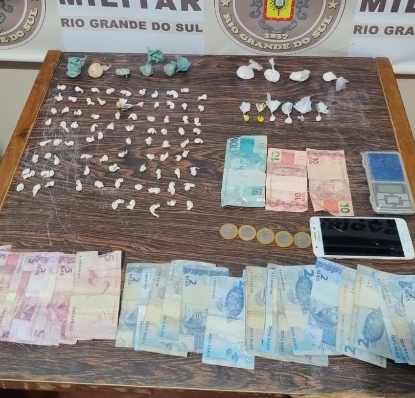 Adolescente é apreendido ao ser flagrado com drogas, em São José do Norte