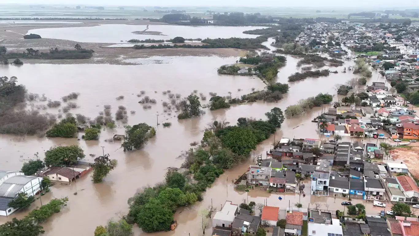 Chuvas intensas provocam estragos em 42 municípios do Rio Grande do Sul