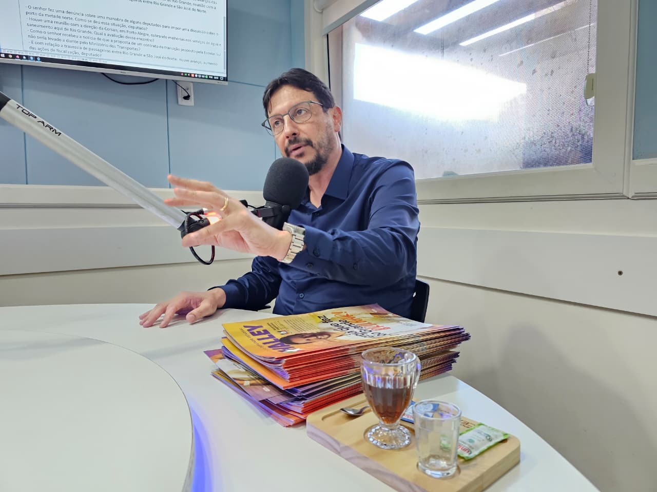 Deputado Halley Lino destaca lutas regionais em entrevista ao Giro Oceano