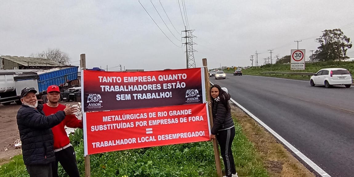 Movimento cobra contratação de empresas e trabalhadores locais em obras do setor portuário e industrial