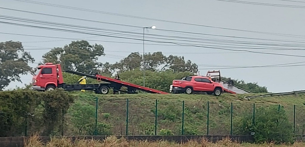 Saída de pista é registrada na ERS 734
