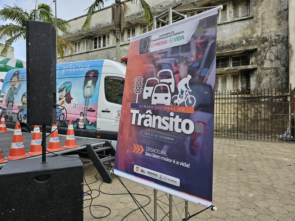 Semana Nacional do Trânsito é aberta em Rio Grande com ação no Largo Doutor Pio