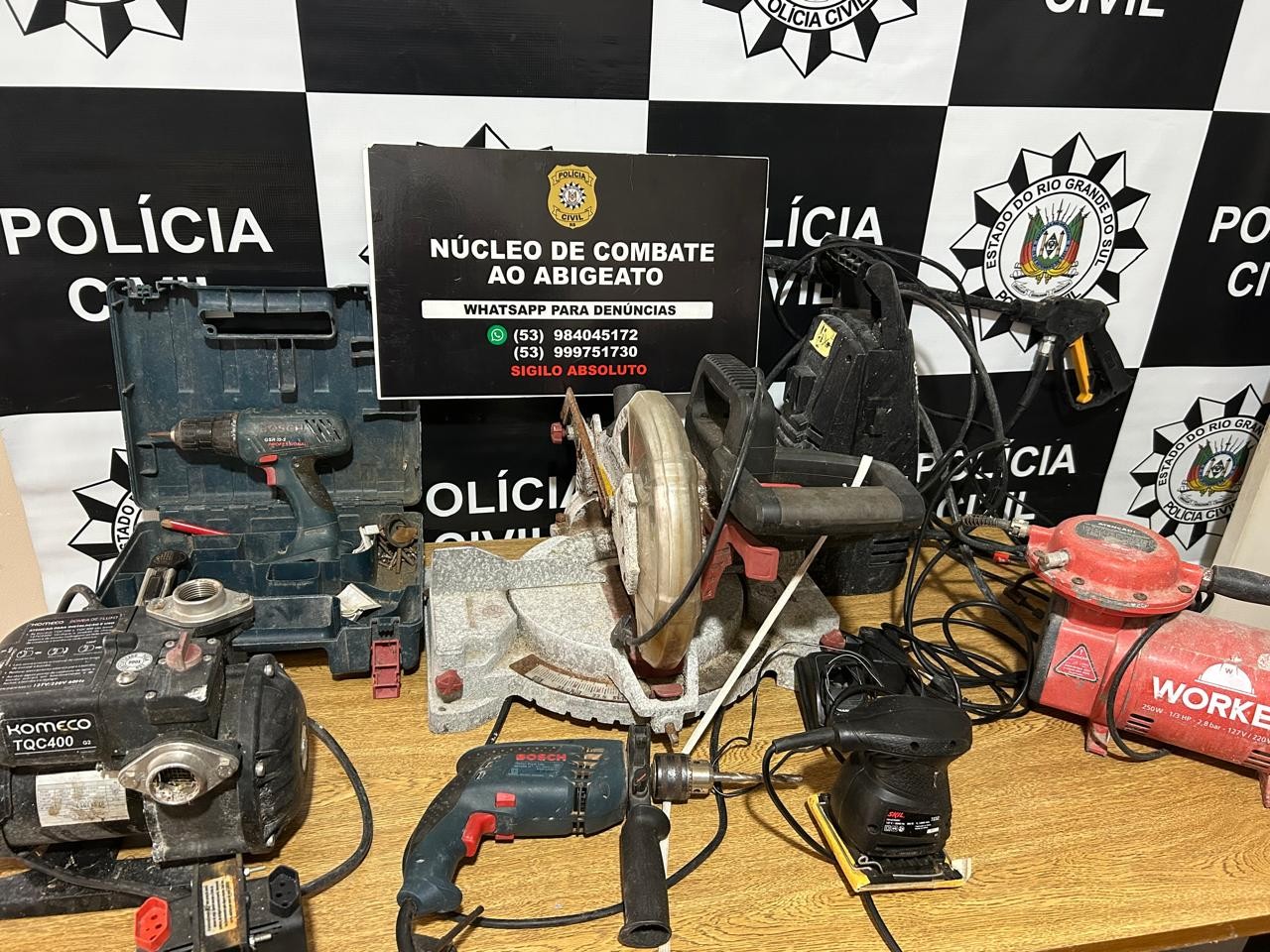 Polícia Civil realiza operação contra furtos na zona rural de Rio Grande