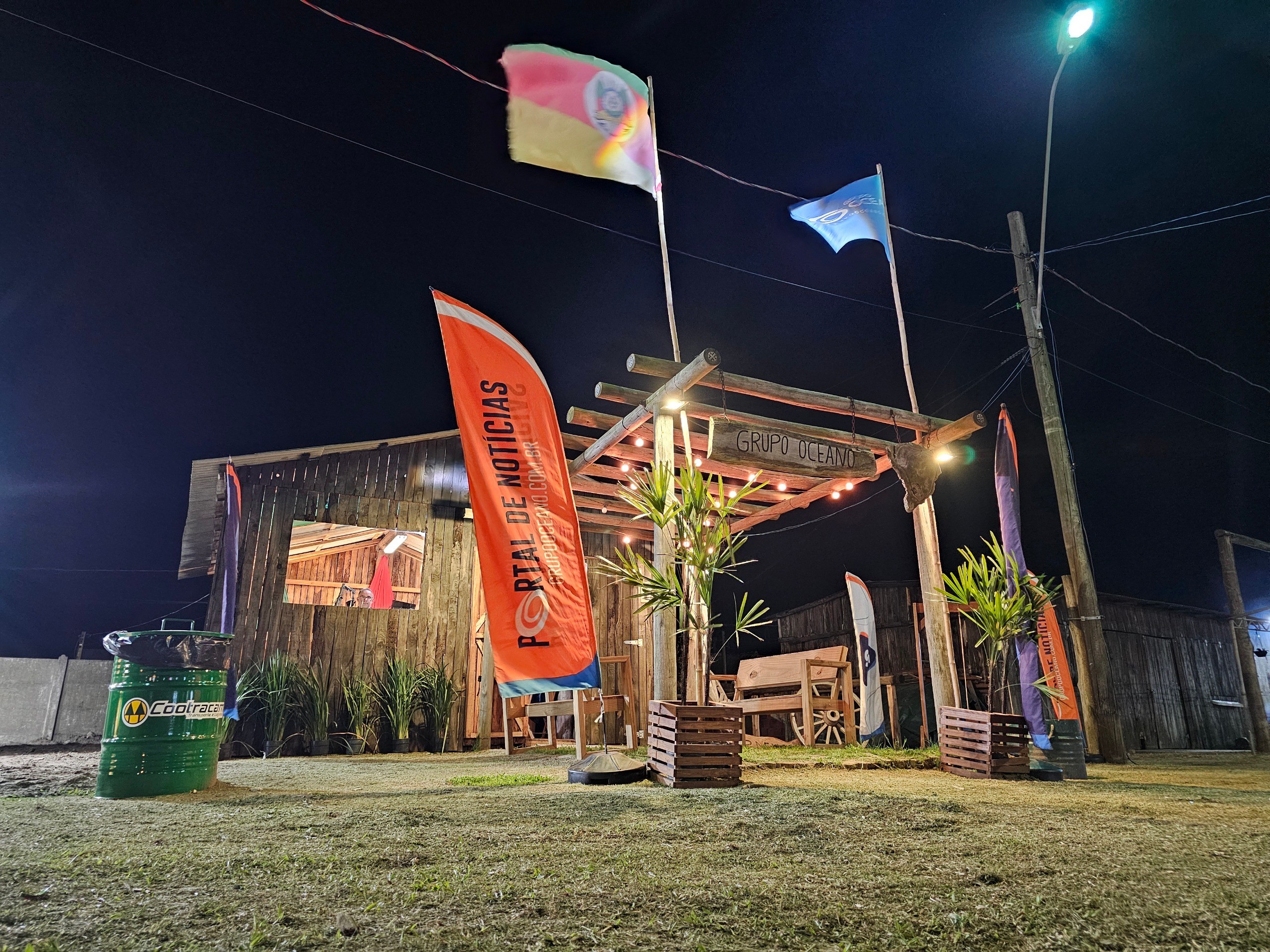 Cassino vive o clima do Acampamento Farroupilha com mateada e cobertura ao vivo da Rádio Oceano
