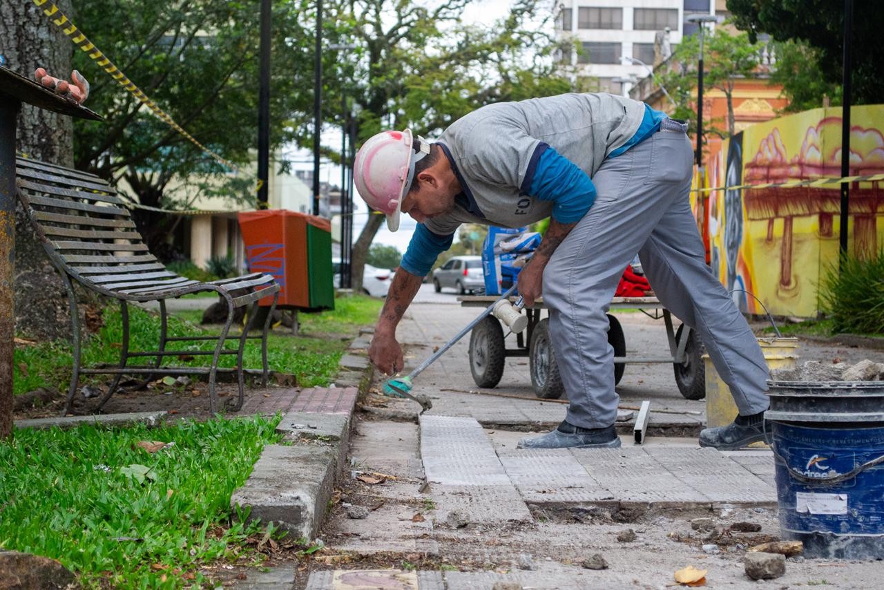 Prefeitura inicia obras de requalificação no Centro Histórico de Pelotas