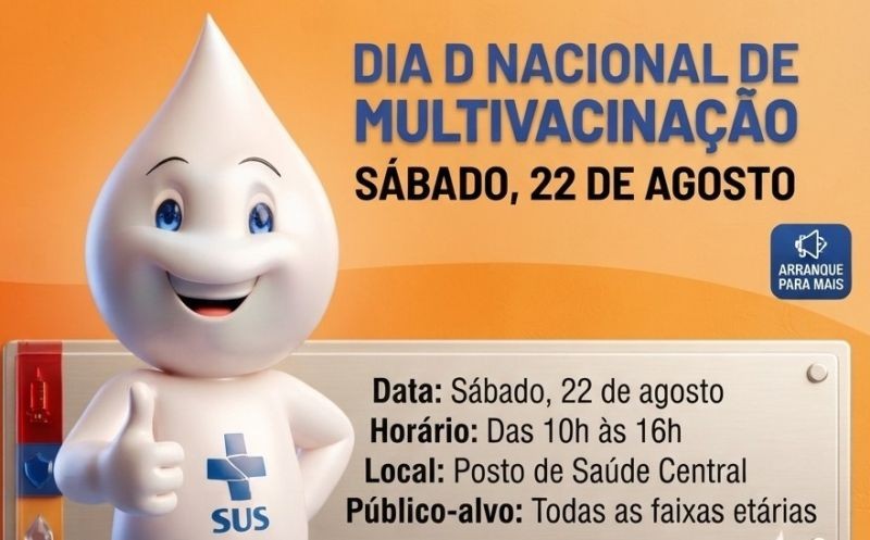 São José do Norte promove Dia D de Multivacinação no dia 22 de agosto